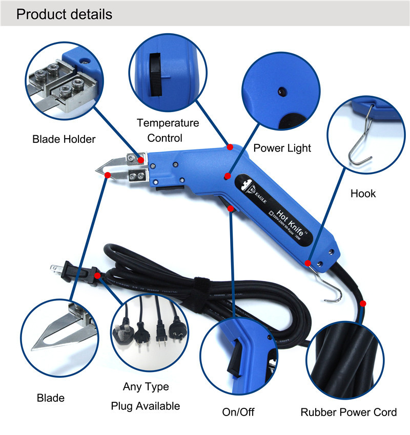 Rubber and plastic hot knife cutter - KS EAGLE